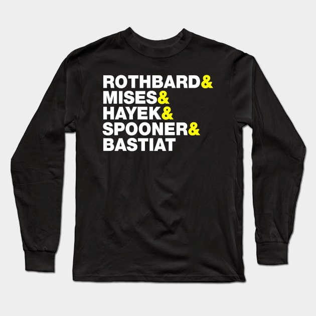 Ancap Libertarians (Surname) Long Sleeve T-Shirt by binarygod